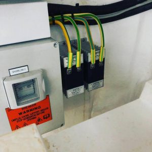 Galvanic Isolators fitted to reduce incidents of Galvanic Corrosion while docked and plugged into mains at a marina. Australian Standards maintained while using MPS Galvanic Isolators.