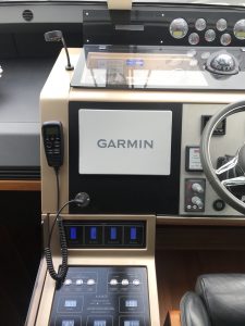 Garmin installed on Fairline 60 Motor Yacht