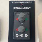 Dash Panel matt black 3mm panel engraved